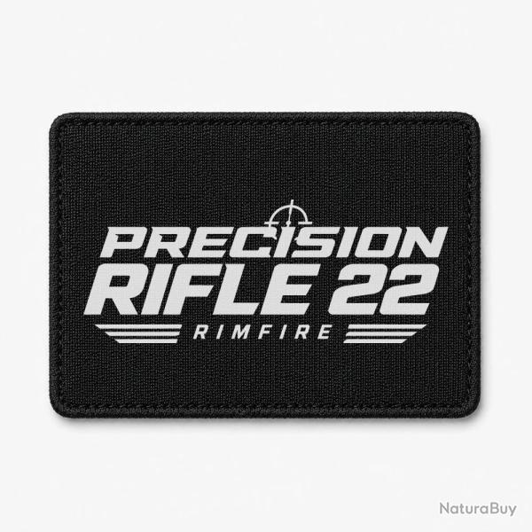 Patch Tir Sportif - Precision Rifle 22 - Rimfire - Noir / Blanc