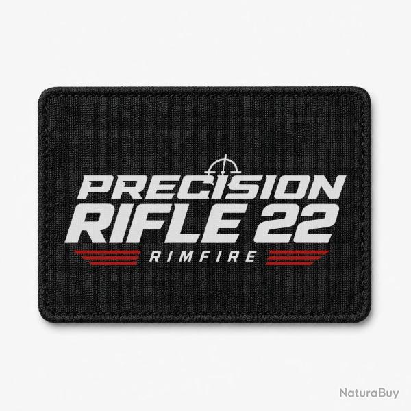 Patch Tir Sportif - Precision Rifle 22 - Rimfire - Noir / Orange