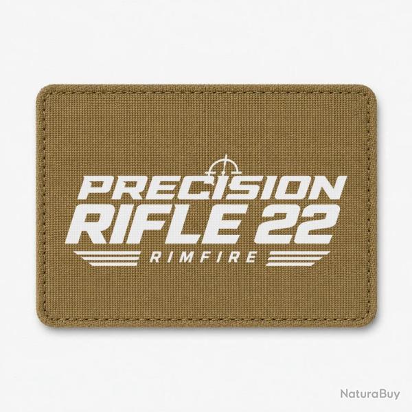 Patch Tir Sportif - Precision Rifle 22 - Rimfire - Coyote / Blanc