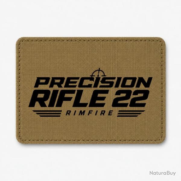 Patch Tir Sportif - Precision Rifle 22 - Rimfire - Coyote / Noir