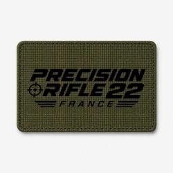 Patch Tir Sportif - Precision Rifle 22 France - Cible tricolore - Olive / Noir