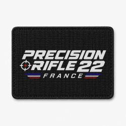 Patch Tir Sportif - Precision Rifle 22 France - Cible tricolore - Noir / Orange