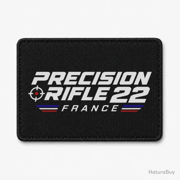 Patch Tir Sportif - Precision Rifle 22 France - Cible tricolore - Noir / Orange