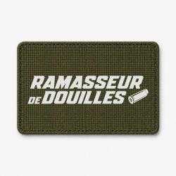 Patch Tir Sportif - Ramasseur de douilles pro - Olive / Blanc