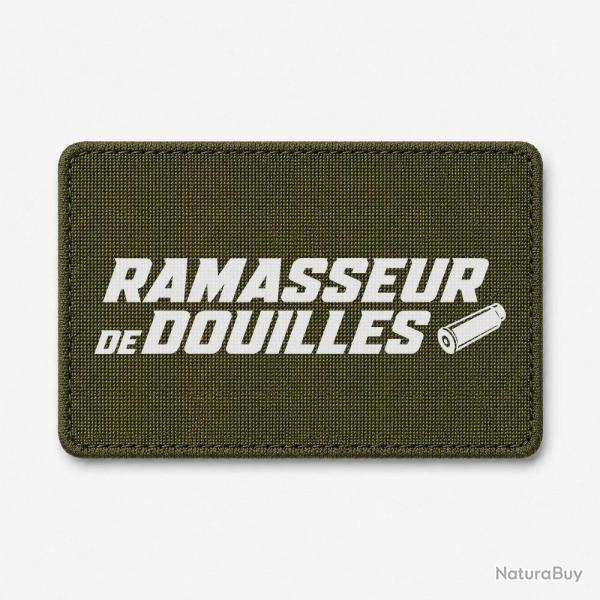 Patch Tir Sportif - Ramasseur de douilles pro - Olive / Blanc