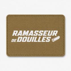 Patch Tir Sportif - Ramasseur de douilles pro - Coyote / Blanc