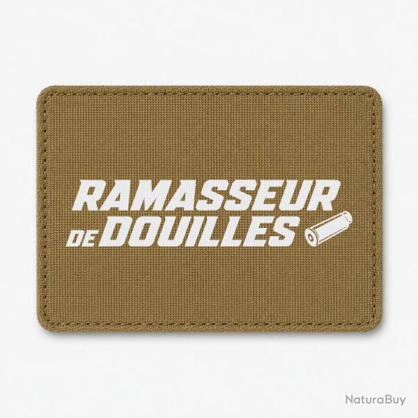 Patch Tir Sportif - Ramasseur de douilles pro - Coyote / Blanc
