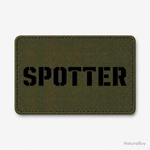 Patch Tir Sportif - Spotter - Le regard qui corrige - Olive / Noir