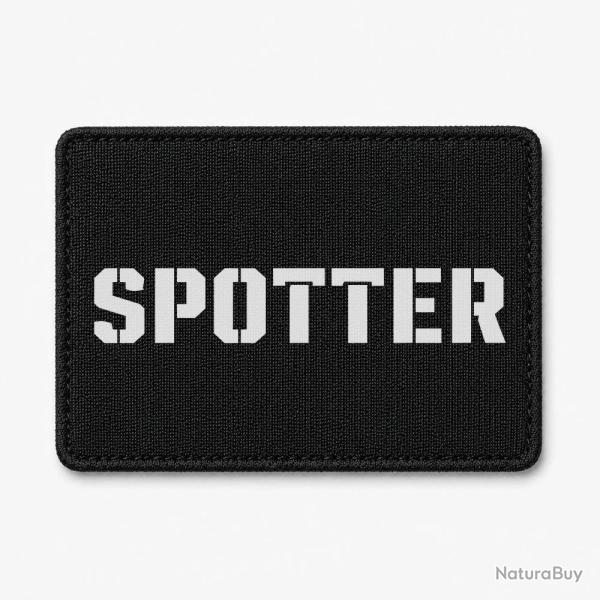 Patch Tir Sportif - Spotter - Le regard qui corrige - Noir / Blanc