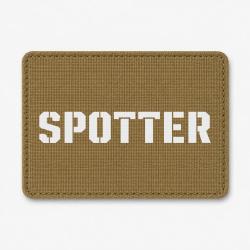 Patch Tir Sportif - Spotter - Le regard qui corrige - Coyote / Blanc