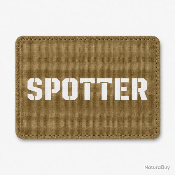 Patch Tir Sportif - Spotter - Le regard qui corrige - Coyote / Blanc