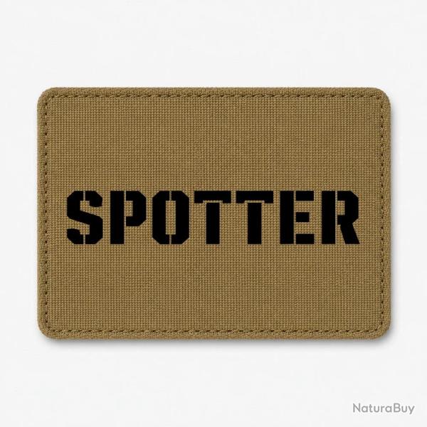 Patch Tir Sportif - Spotter - Le regard qui corrige - Coyote / Noir
