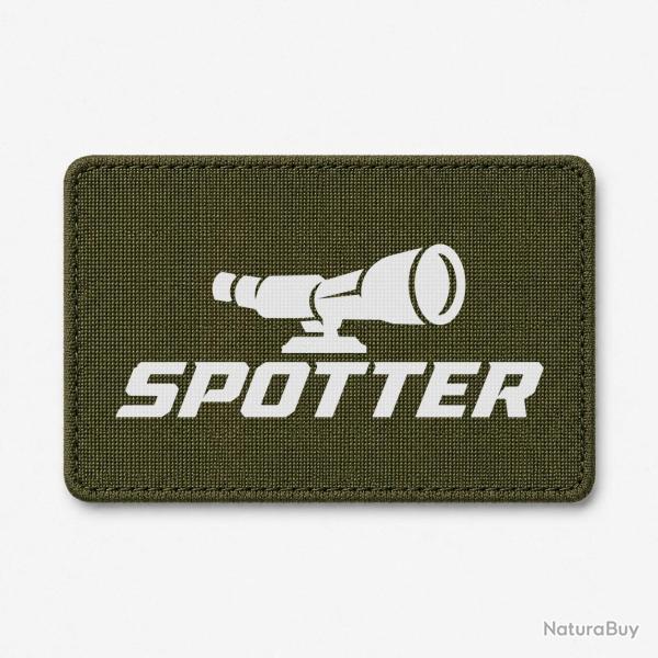 Patch Tir Sportif - Spotter - Longue-vue - Olive / Blanc