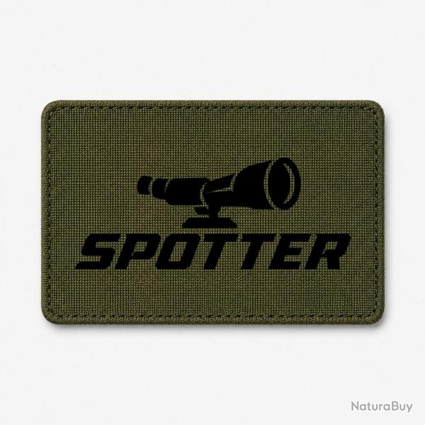 Patch Tir Sportif - Spotter - Longue-vue - Olive / Noir