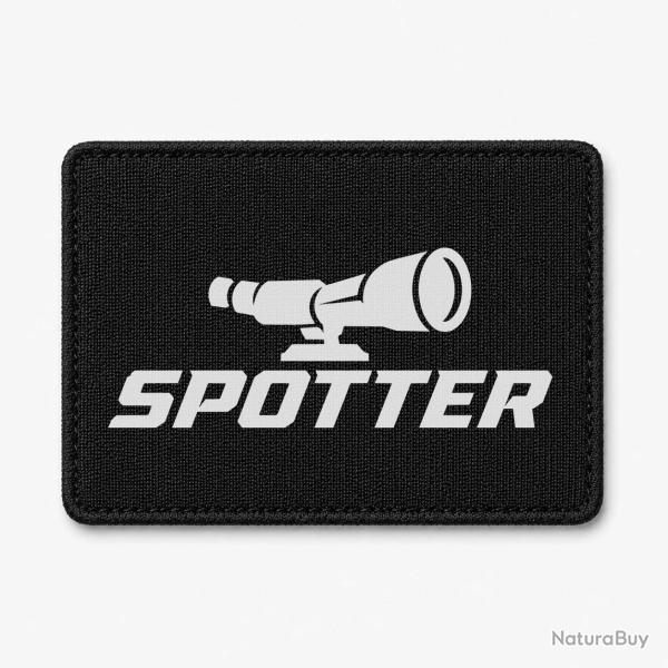 Patch Tir Sportif - Spotter - Longue-vue - Noir / Blanc