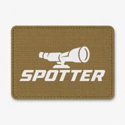 Patch Tir Sportif - Spotter - Longue-vue - Coyote / Blanc