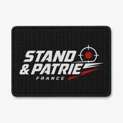 Patch Tir Sportif - Stand et patrie France - Noir / Orange