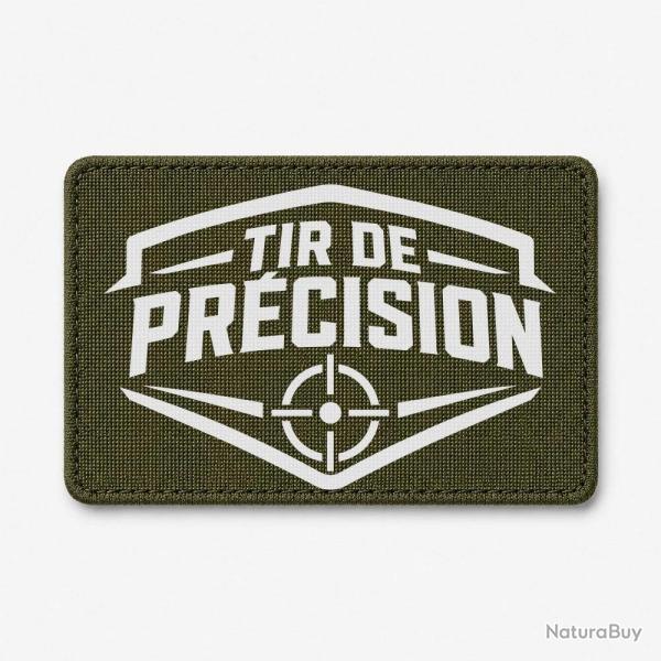 Patch Tir Sportif - Tir de pr�cision - Blason cible - Olive / Blanc