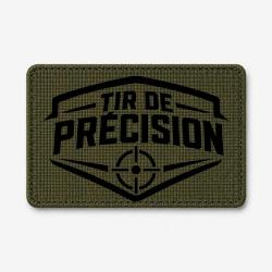 Patch Tir Sportif - Tir de pr&eacute;cision - Blason cible - Olive / Noir
