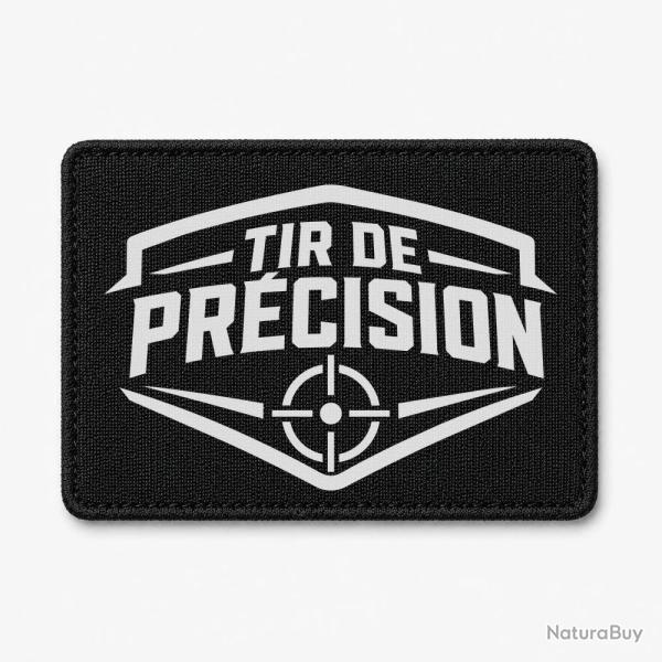 Patch Tir Sportif - Tir de pr�cision - Blason cible - Noir / Blanc
