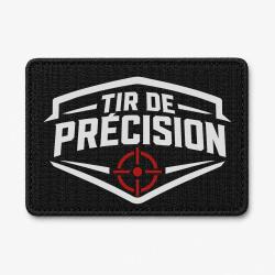 Patch Tir Sportif - Tir de pr&eacute;cision - Blason cible - Noir / Orange