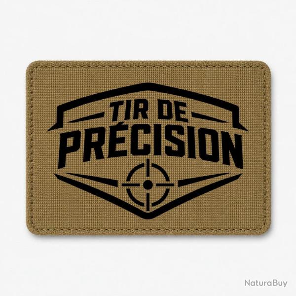 Patch Tir Sportif - Tir de pr�cision - Blason cible - Coyote / Noir