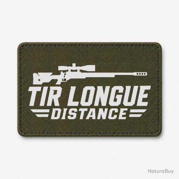 Patch Tir Sportif - Tir longue distance - Carabine - Olive / Blanc