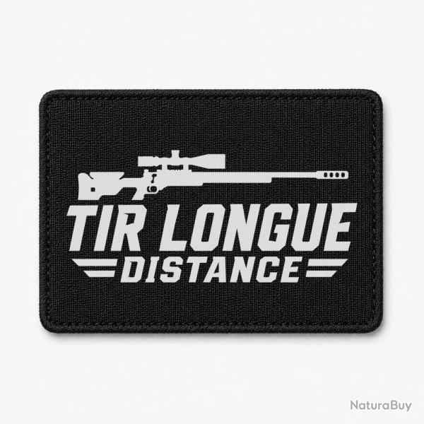 Patch Tir Sportif - Tir longue distance - Carabine - Noir / Blanc