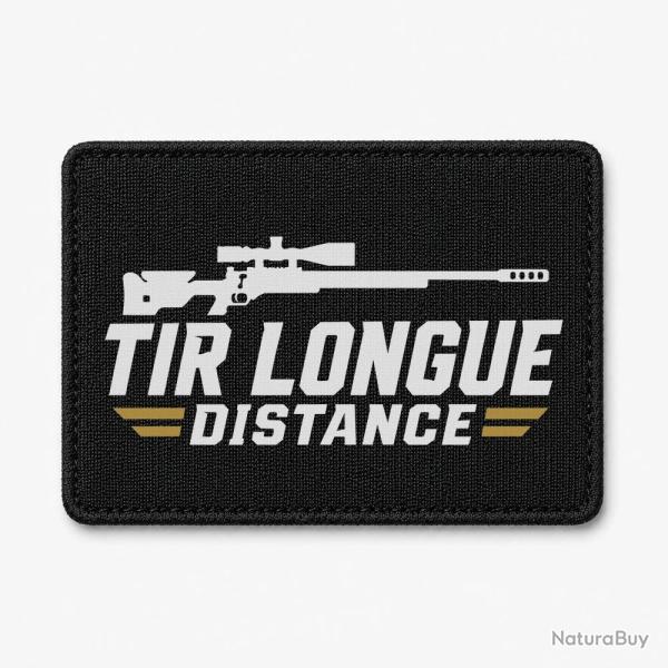 Patch Tir Sportif - Tir longue distance - Carabine - Noir / Orange