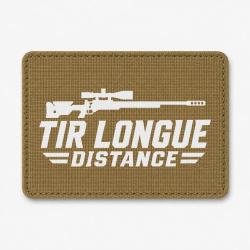 Patch Tir Sportif - Tir longue distance - Carabine - Coyote / Blanc