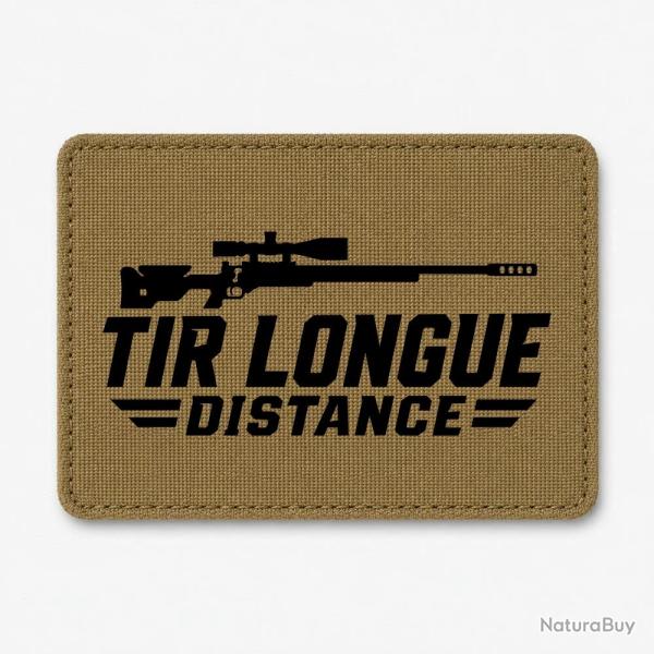 Patch Tir Sportif - Tir longue distance - Carabine - Coyote / Noir