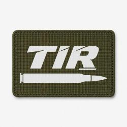 Patch Tir Sportif - Tir longue distance - Cartouche - Olive / Blanc