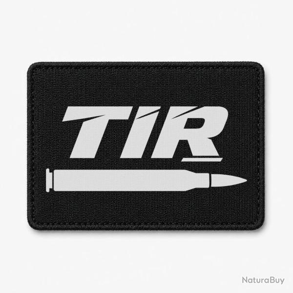 Patch Tir Sportif - Tir longue distance - Cartouche - Noir / Blanc