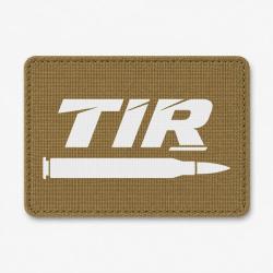 Patch Tir Sportif - Tir longue distance - Cartouche - Coyote / Blanc
