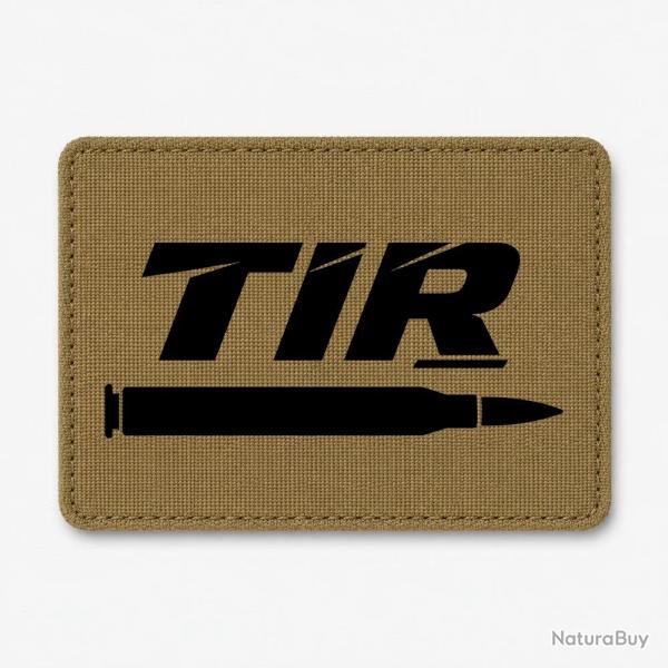 Patch Tir Sportif - Tir longue distance - Cartouche - Coyote / Noir