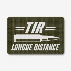 Patch Tir Sportif - Tir longue distance patriote - Olive / Blanc