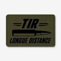 Patch Tir Sportif - Tir longue distance patriote - Olive / Noir