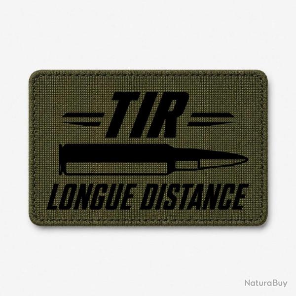 Patch Tir Sportif - Tir longue distance patriote - Olive / Noir