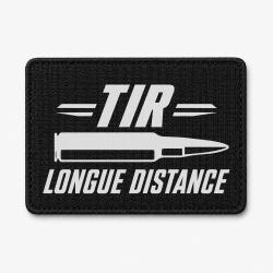 Patch Tir Sportif - Tir longue distance patriote - Noir / Blanc