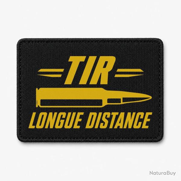 Patch Tir Sportif - Tir longue distance patriote - Noir / Orange