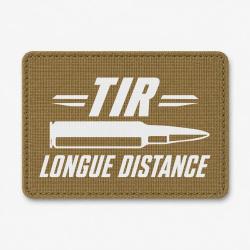 Patch Tir Sportif - Tir longue distance patriote - Coyote / Blanc