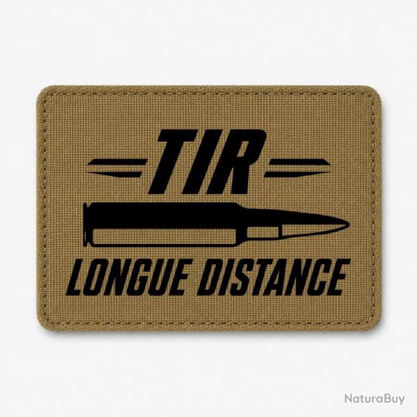 Patch Tir Sportif - Tir longue distance patriote - Coyote / Noir