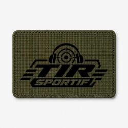Patch Tir Sportif - Tir sportif - Casque et cible - Olive / Noir