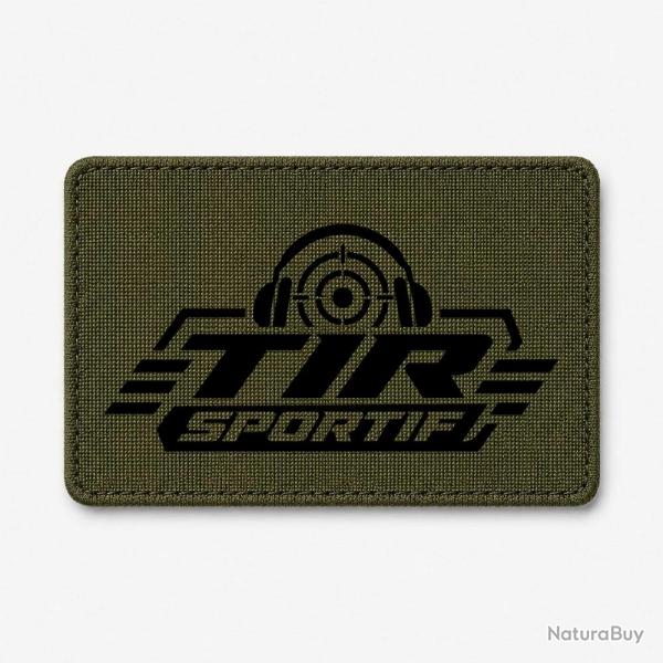 Patch Tir Sportif - Tir sportif - Casque et cible - Olive / Noir