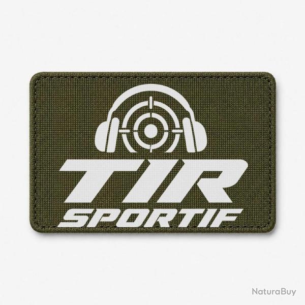 Patch Tir Sportif - Tir sportif - Cible dynamique - Olive / Blanc