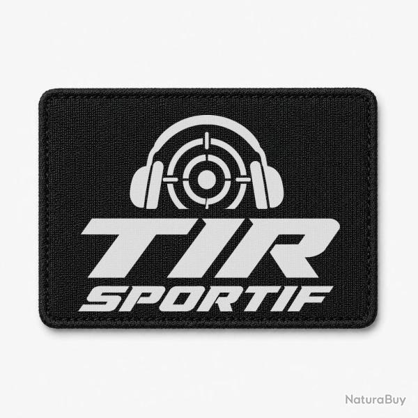 Patch Tir Sportif - Tir sportif - Cible dynamique - Noir / Blanc
