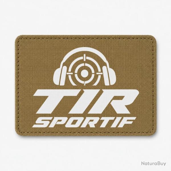 Patch Tir Sportif - Tir sportif - Cible dynamique - Coyote / Blanc