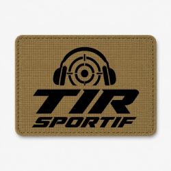 Patch Tir Sportif - Tir sportif - Cible dynamique - Coyote / Noir