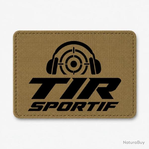 Patch Tir Sportif - Tir sportif - Cible dynamique - Coyote / Noir