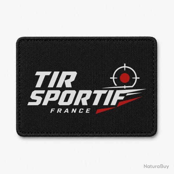 Patch Tir Sportif - Tir sportif France - Cible tricolore - Noir / Orange